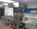 After we designed and rebuilt the kitchen area, we installed their new kitchen equipment.
